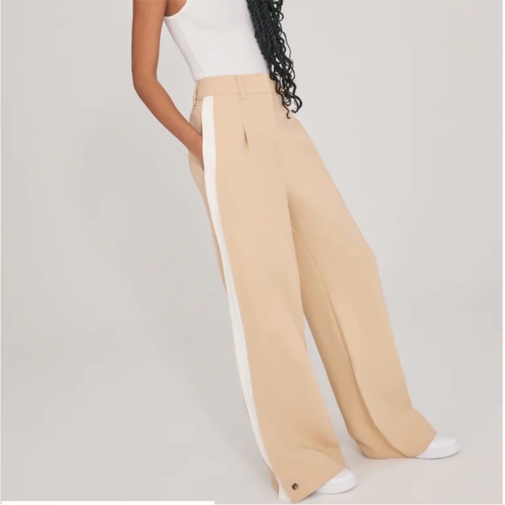 Favorite Daughter Margaret Wide Leg Pant (Sand) Trouser Trousers Size 10 Womens - Picture 11 of 11